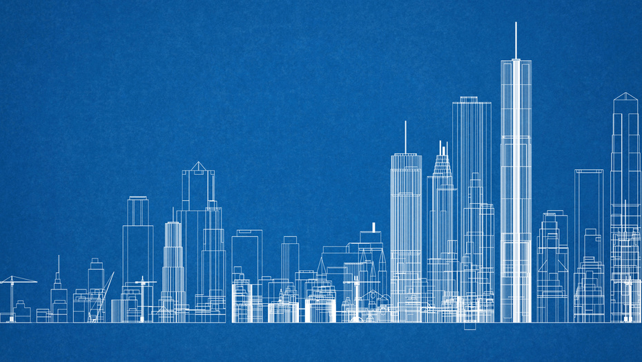 City Concept Architect Blueprint
